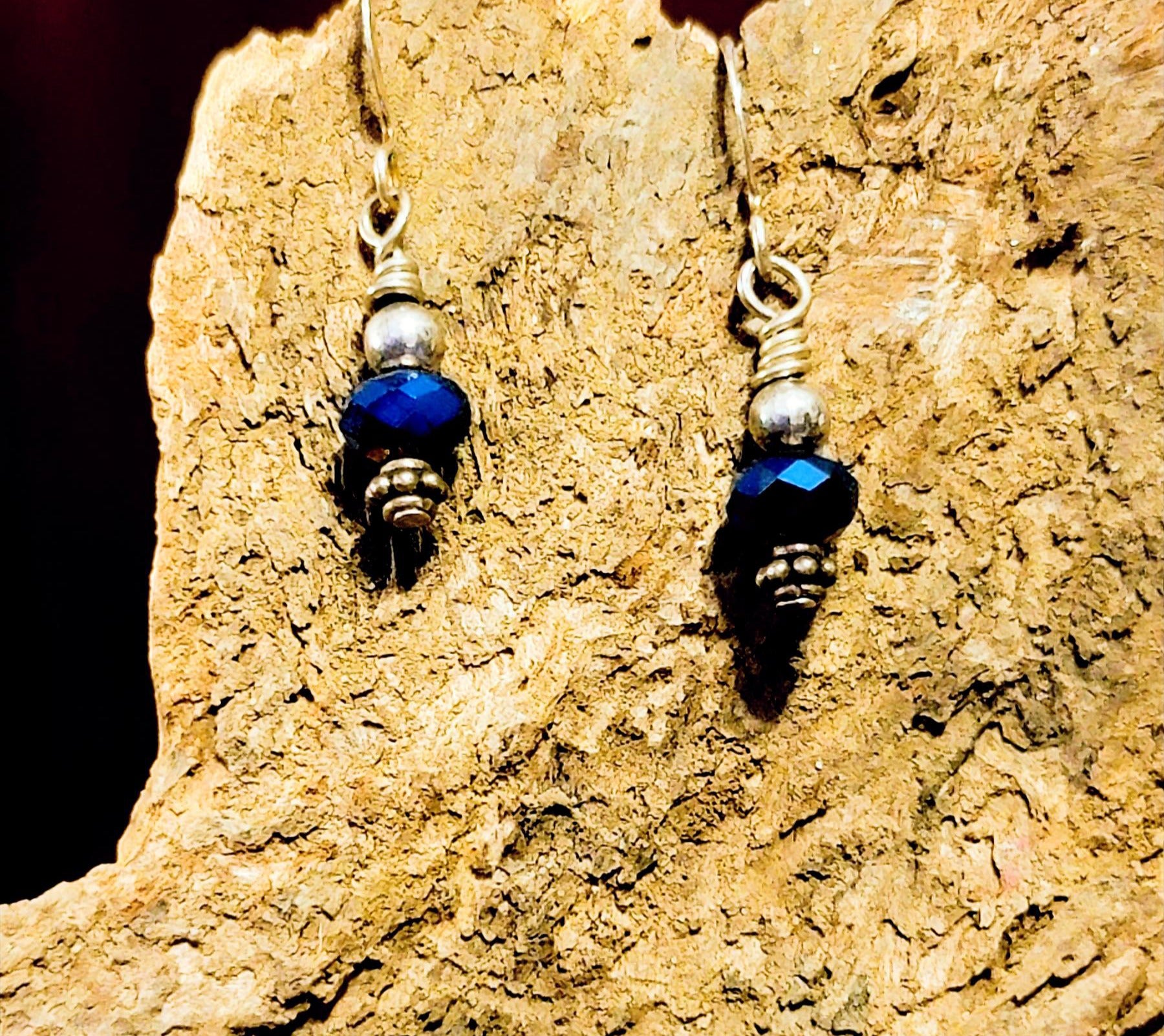 Celtic Twilight Hammered Spiral Dangle Earrings - M.C’s