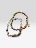 Handmade Link & Bead Bracelet