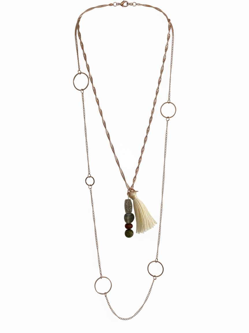 Rose Gold Pendant Necklace