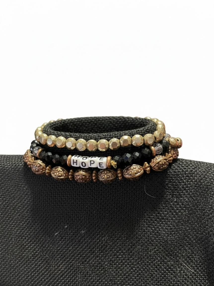 Triple Bracelet Stack, 3-Piece