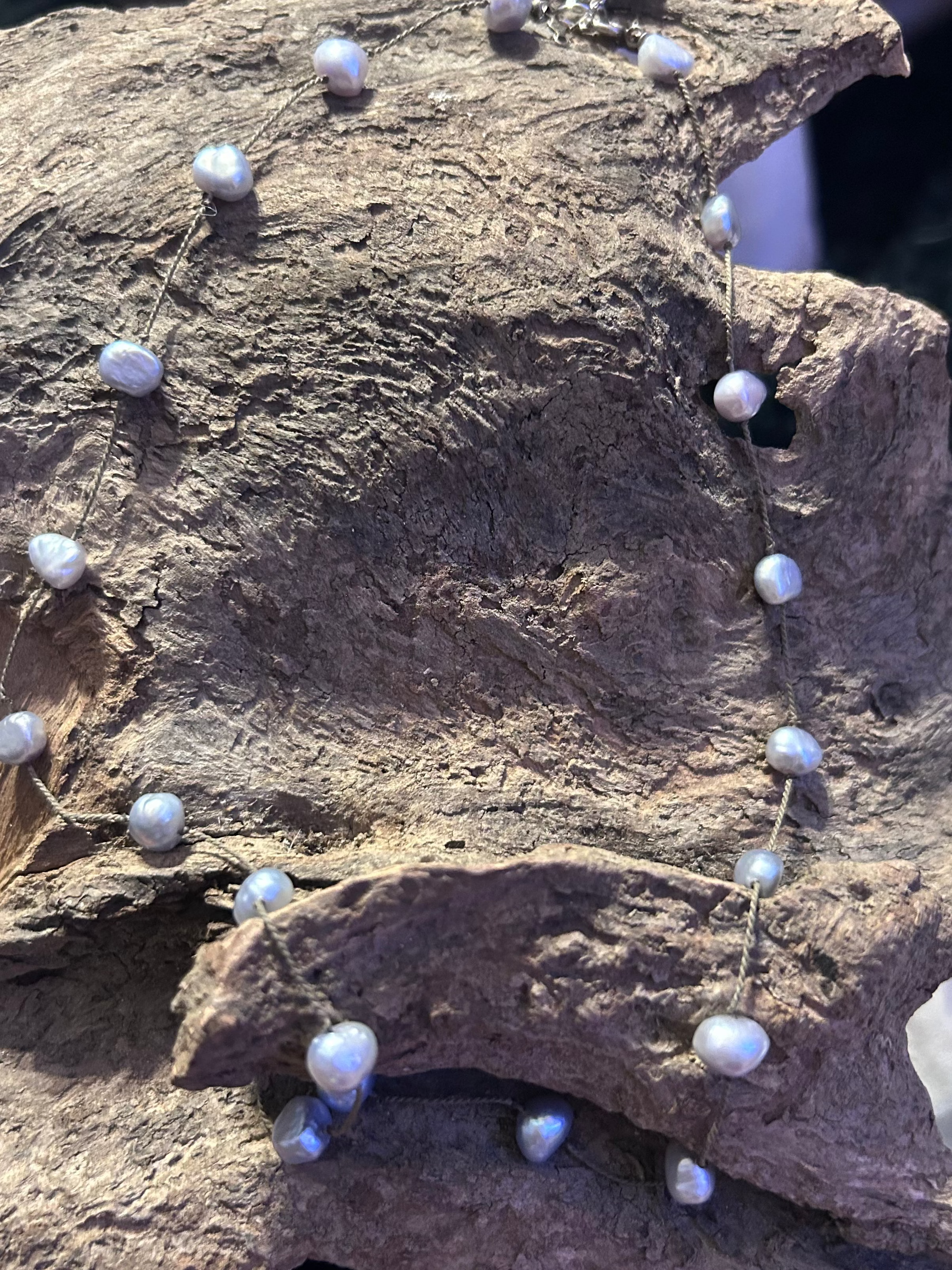 Silver -Blue Akoya Pearls - M.C’s