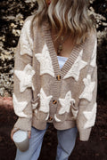 Clare Sherpa Star Cardigan - M.C’s