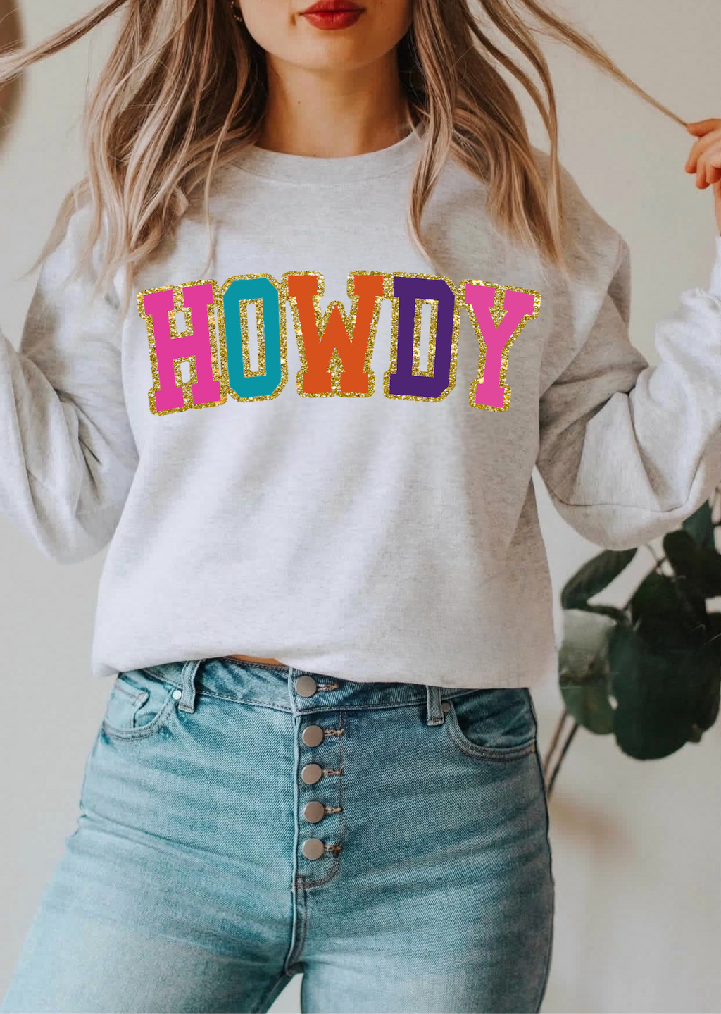 Howdy w/ Glitter Print - M.C’s
