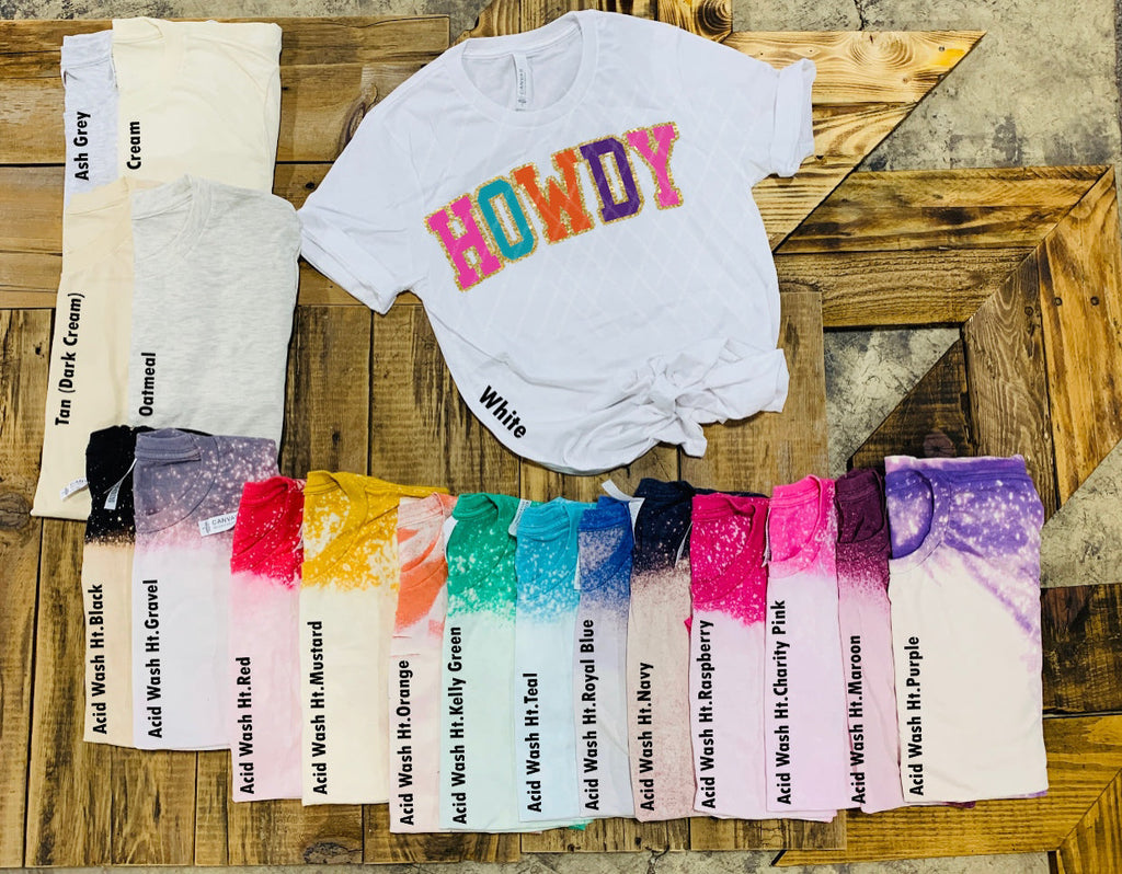 Howdy w/ Glitter Print - M.C’s