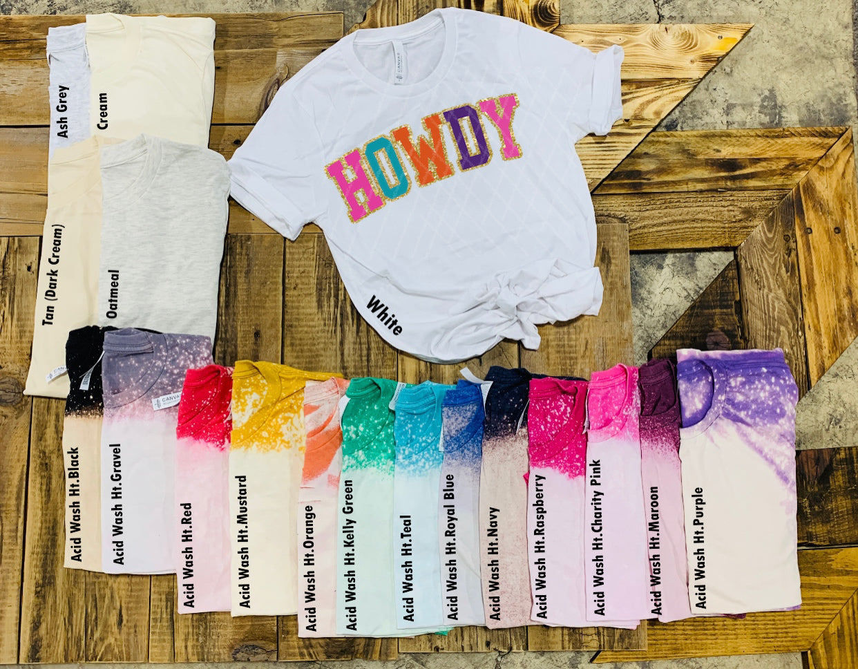 Howdy w/ Glitter Print - M.C’s